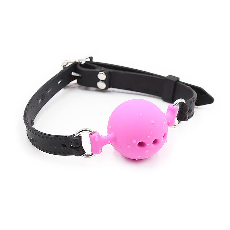 Silicone Breathable Pink Ball Gag