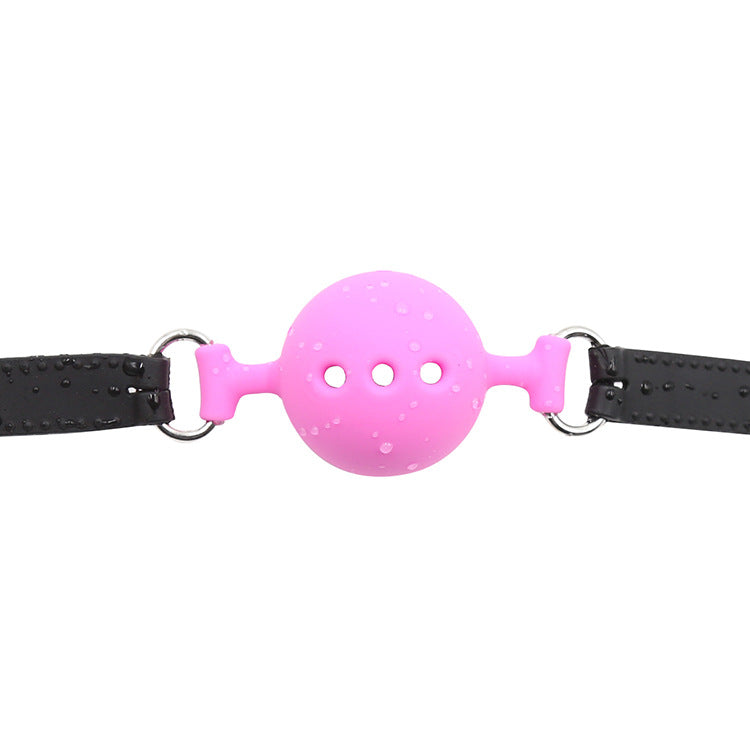 Silicone Breathable Pink Ball Gag